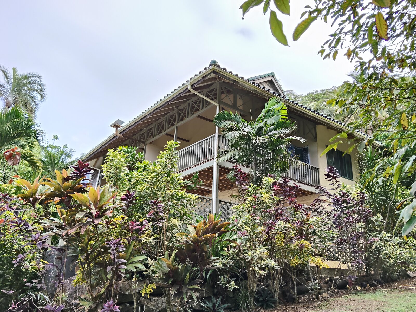 Tropical gardens around the apartments