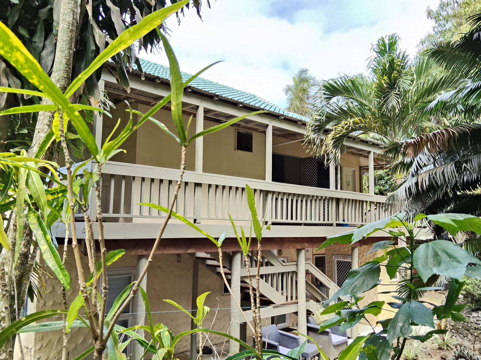Covered apartment walkways